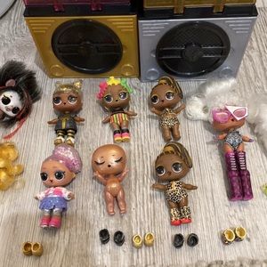 Lot of L.O.L surprise sisters dolls & accessories